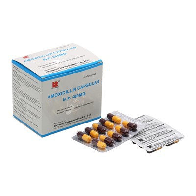 Amoksicilino kapsulės